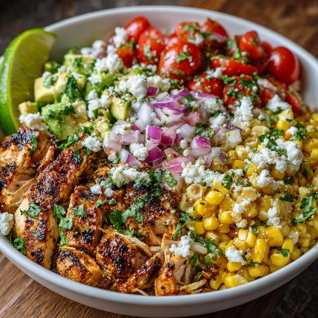 Mexican Street Corn Chicken Bowls: A Flavorful Delight!