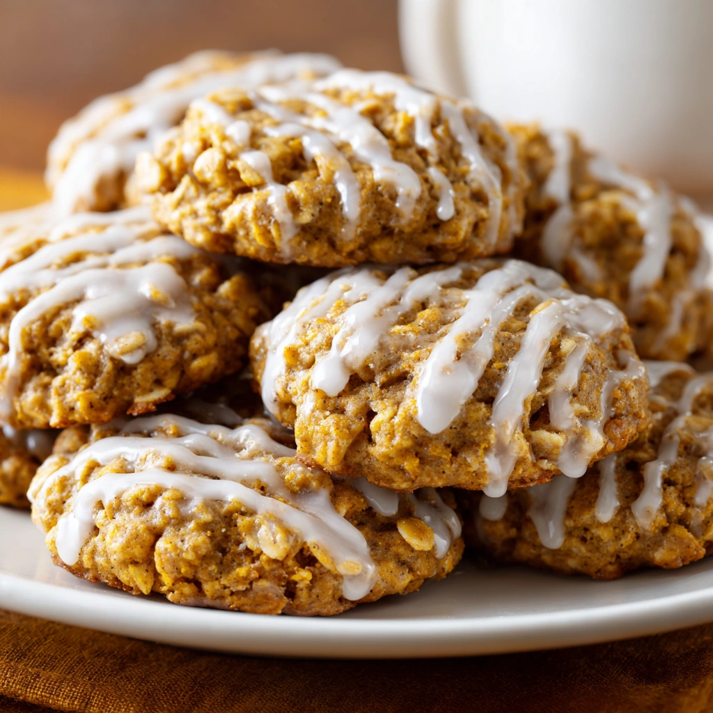 Glazed Pumpkin Oatmeal Cookies: A Fall Treat You’ll Love!