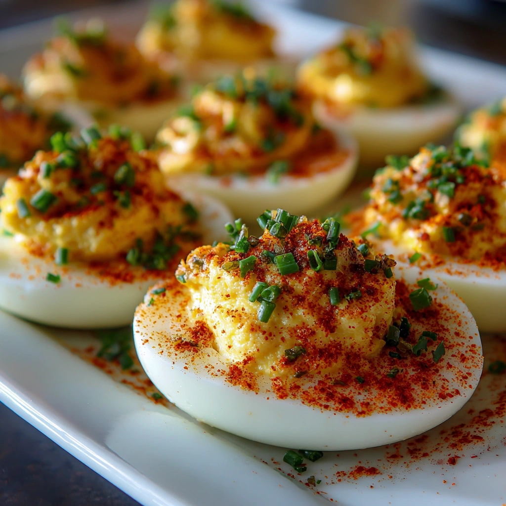 Deviled Eggs with Paprika &amp; Chives: A Must-Try Delight!