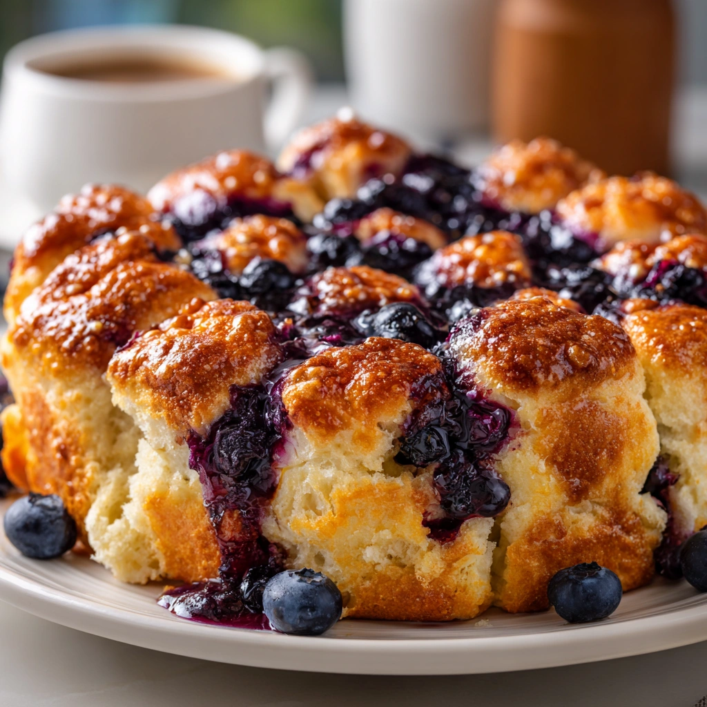 Sweet Blueberry Pull-Apart Biscuits: A Delightful Treat!