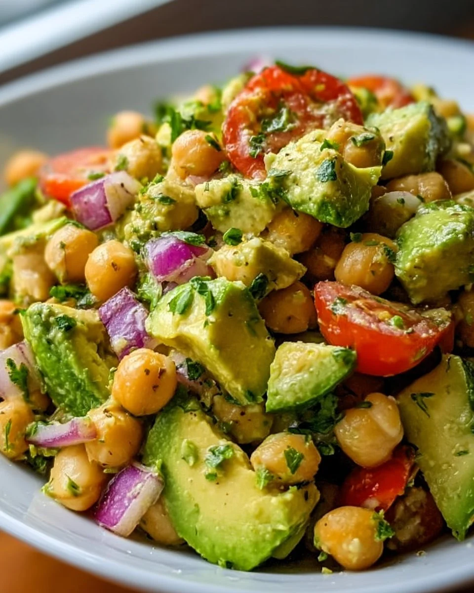 Avocado Chickpea Salad