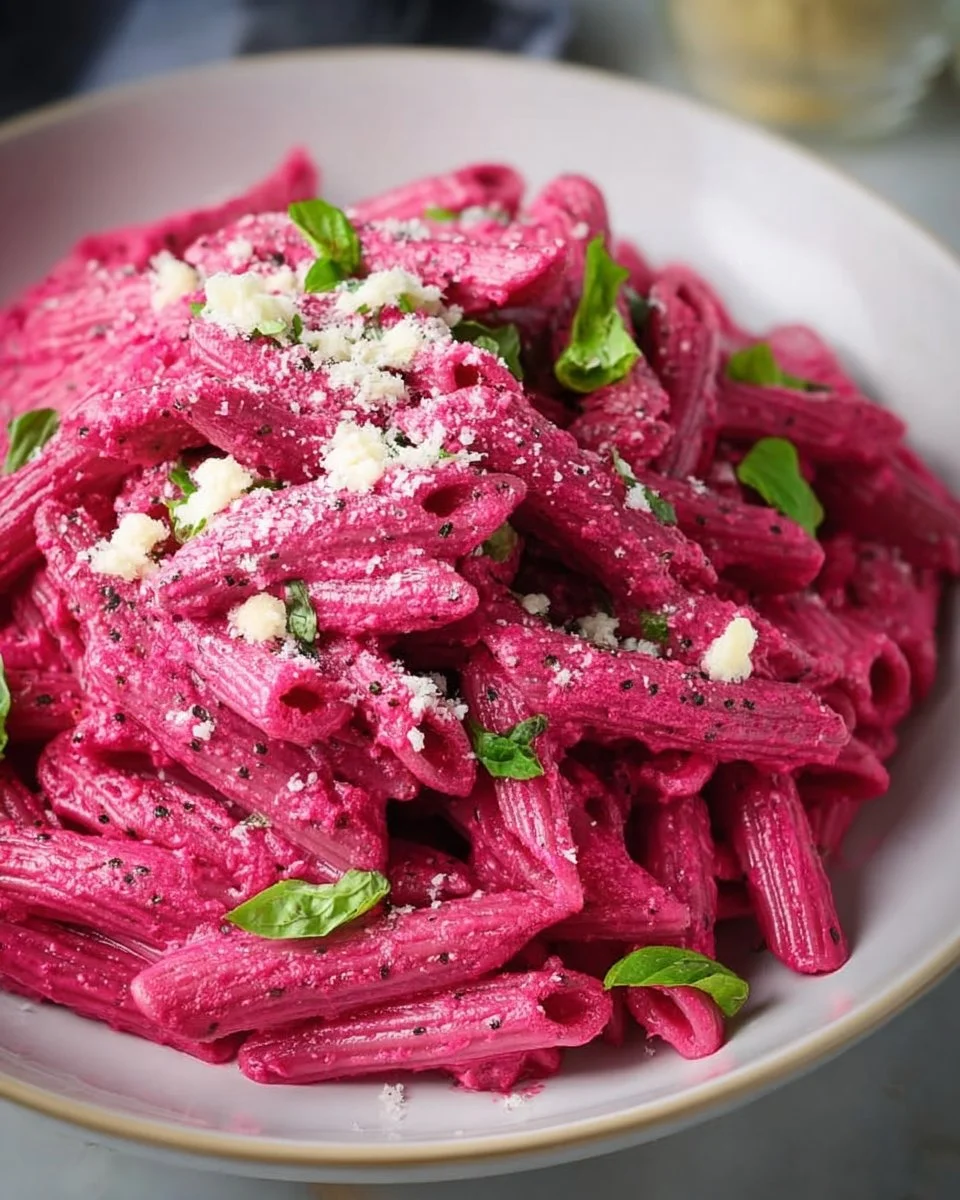 Beetroot Sauce Pasta