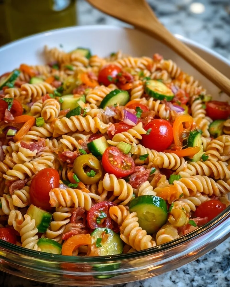 Bloody Mary Pasta Salad