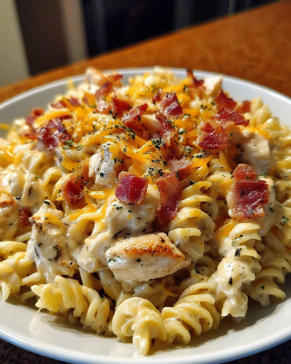 Chicken Bacon Ranch Pasta
