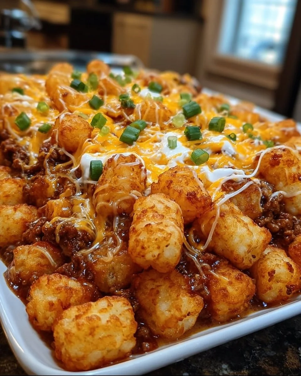 Chili Cheese Tater Tot Casserole: A Family Favorite Dish!