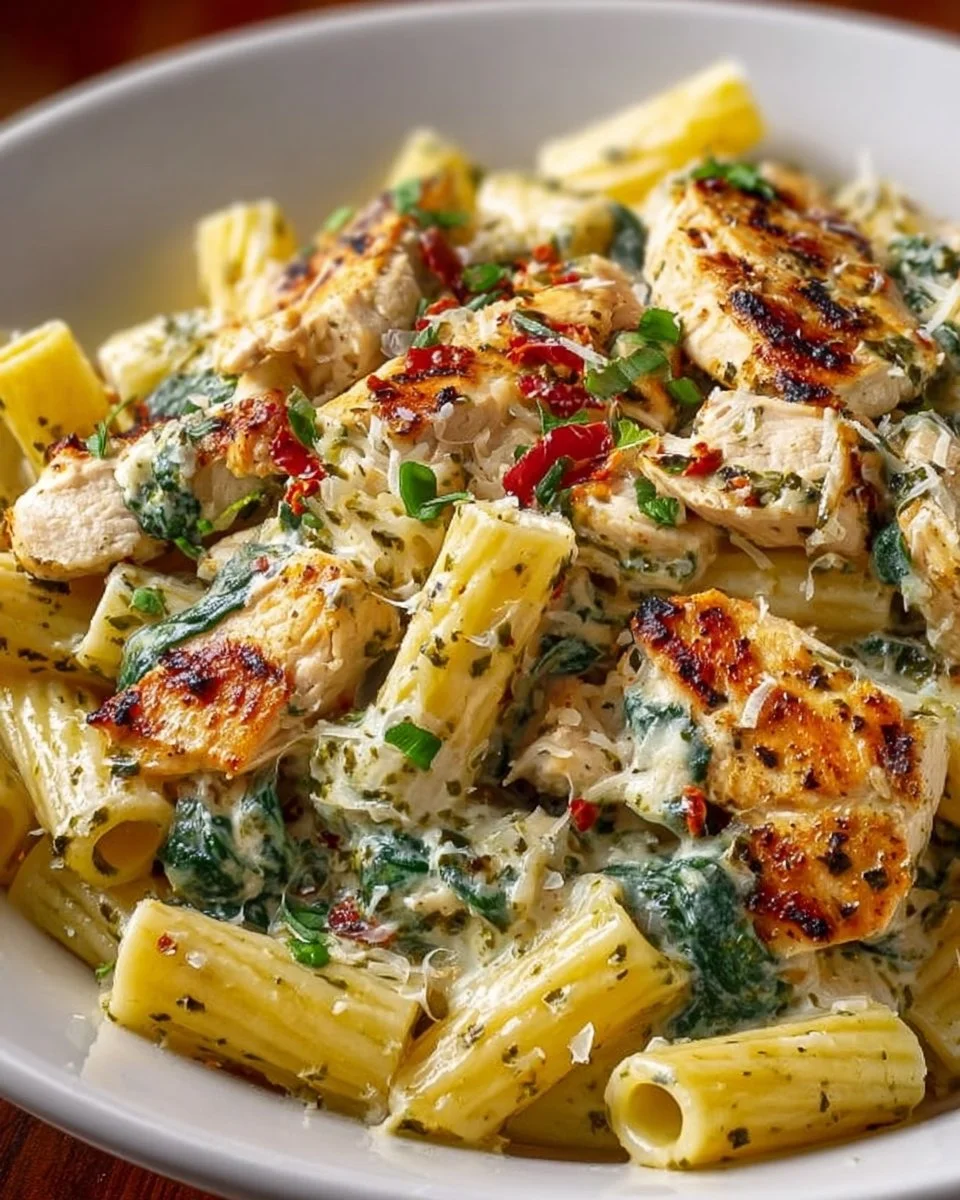 Creamy Pesto Chicken Pasta