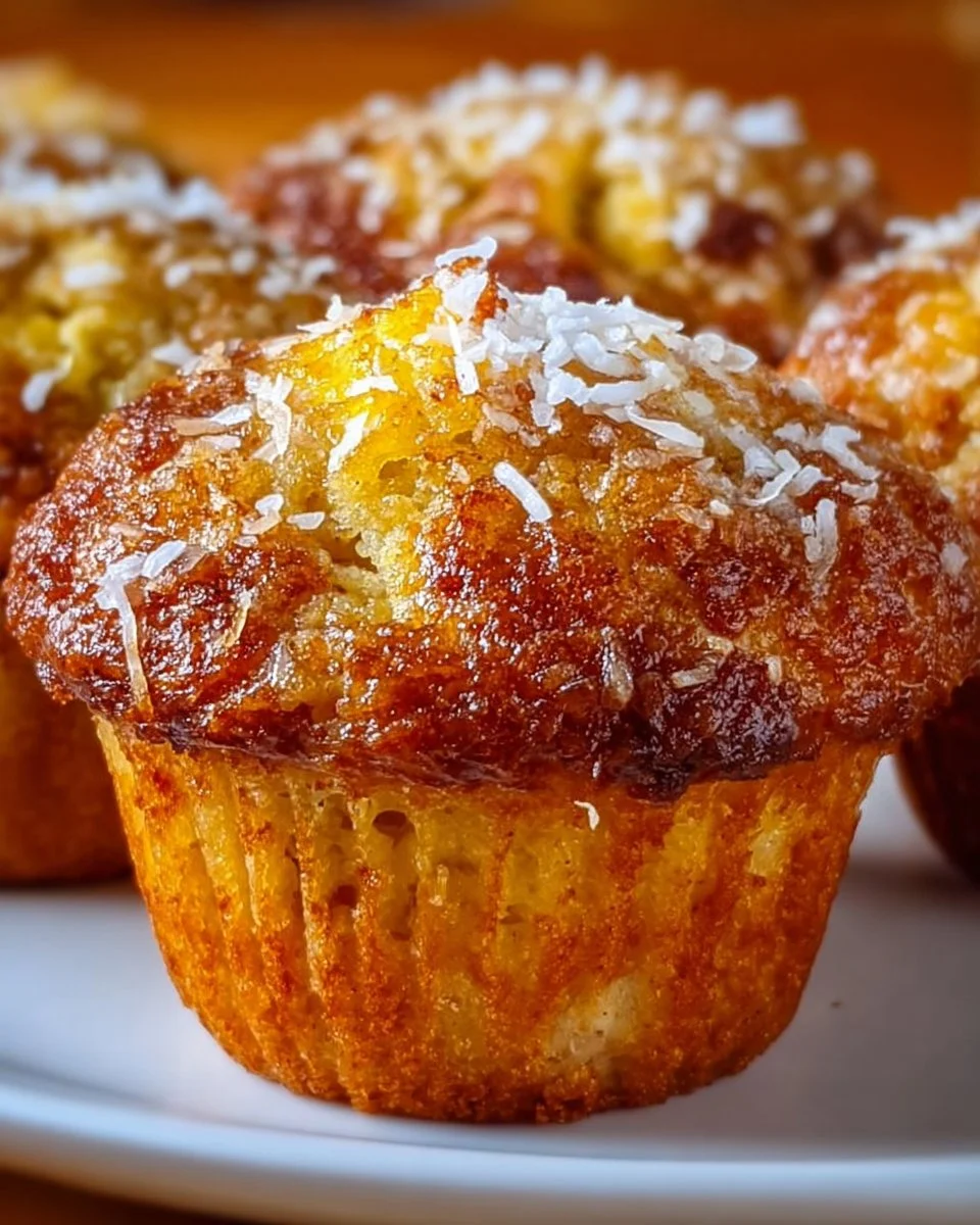 Hawaiian Pineapple Carrot Muffins