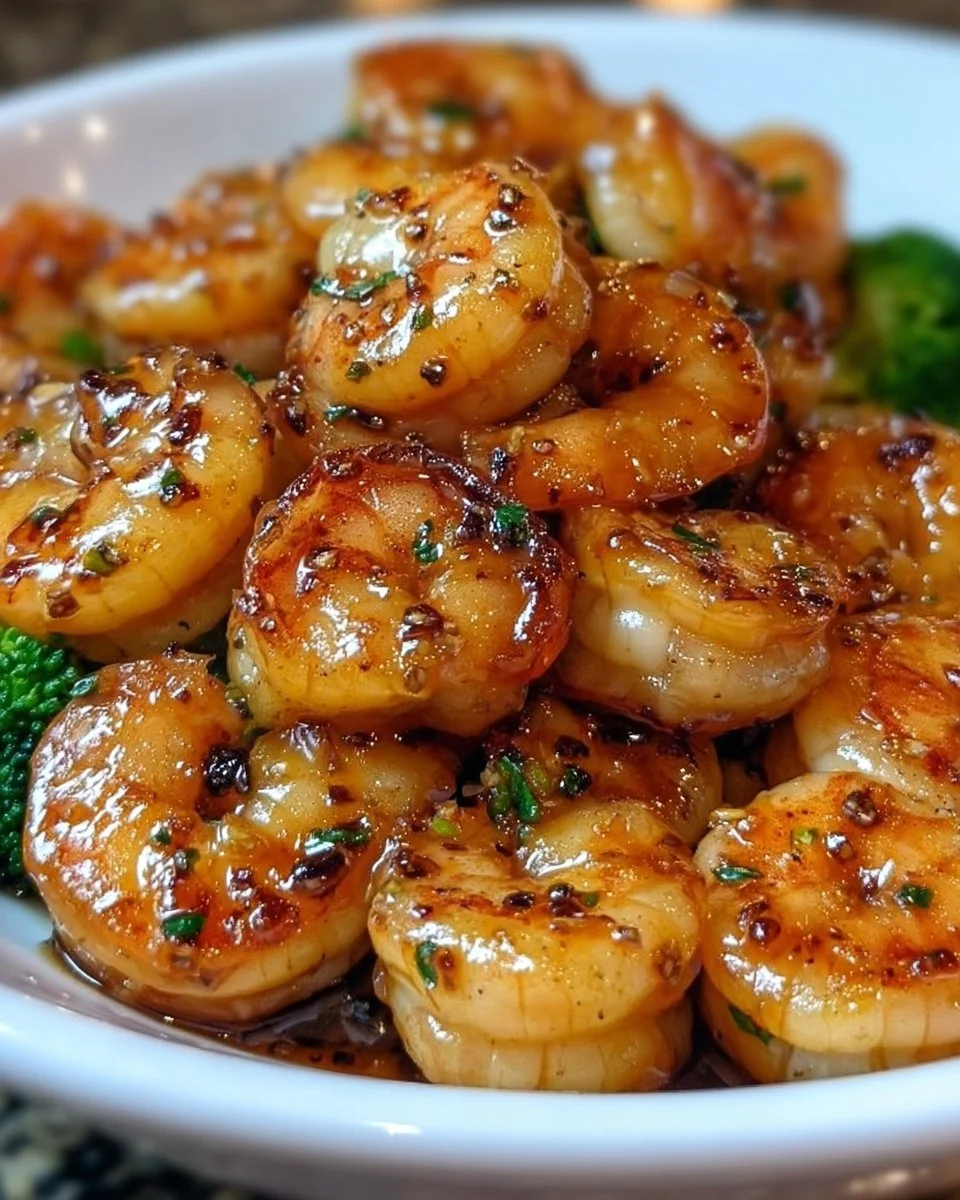 High-Protein Honey Garlic Shrimp