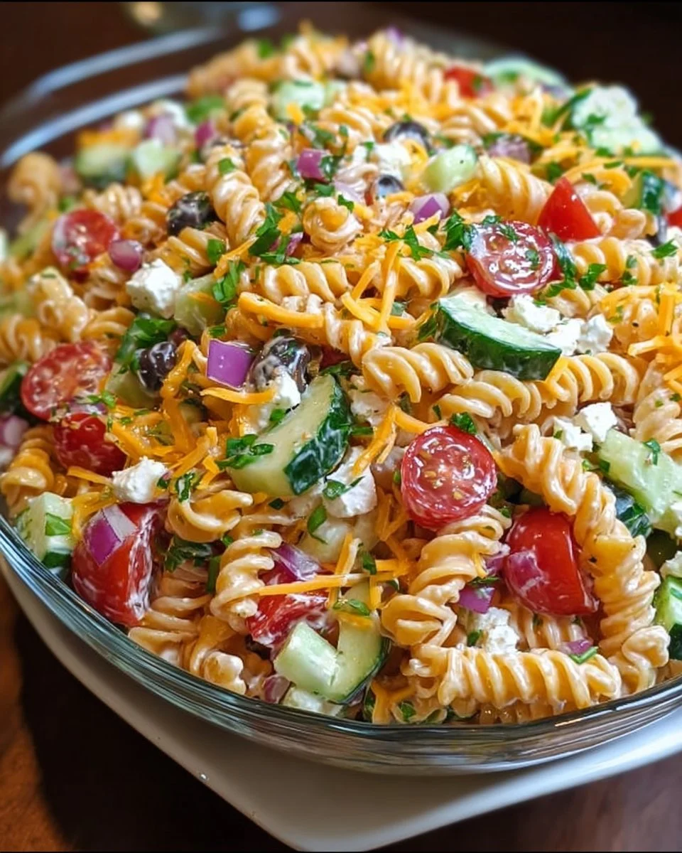Layered Pasta Salad