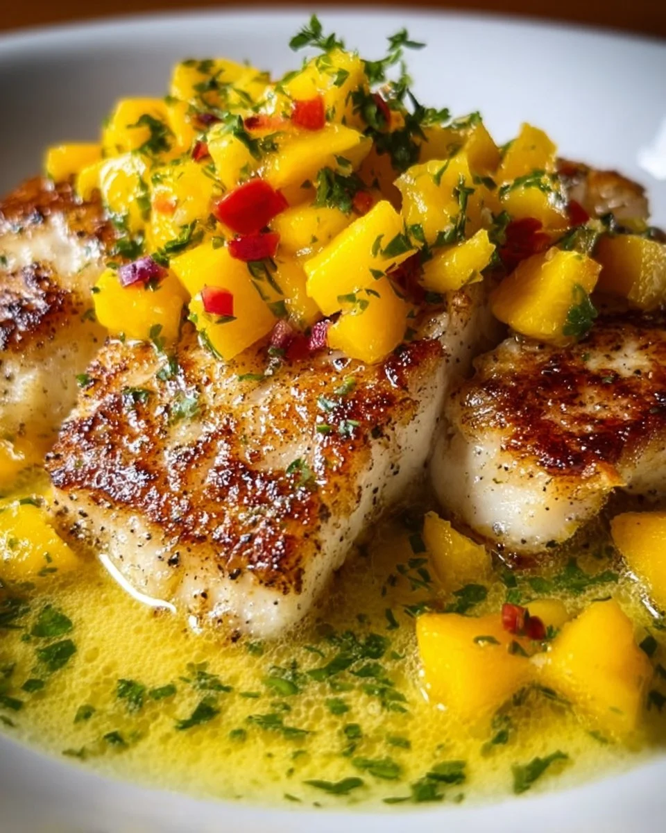 Mahi Mahi Mango Lime Butter
