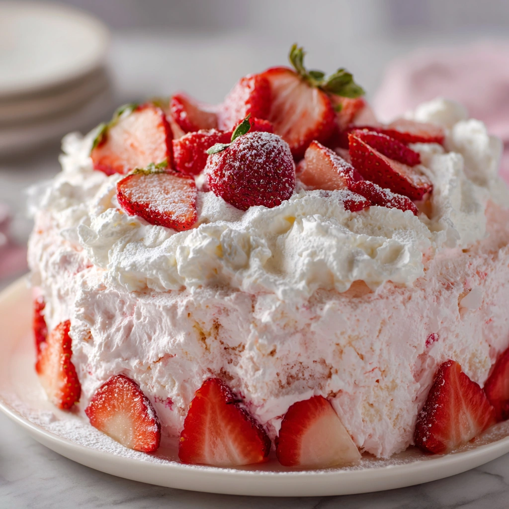Valentine’s Day Strawberry Cake Mix Fluff: A Sweet Delight!
