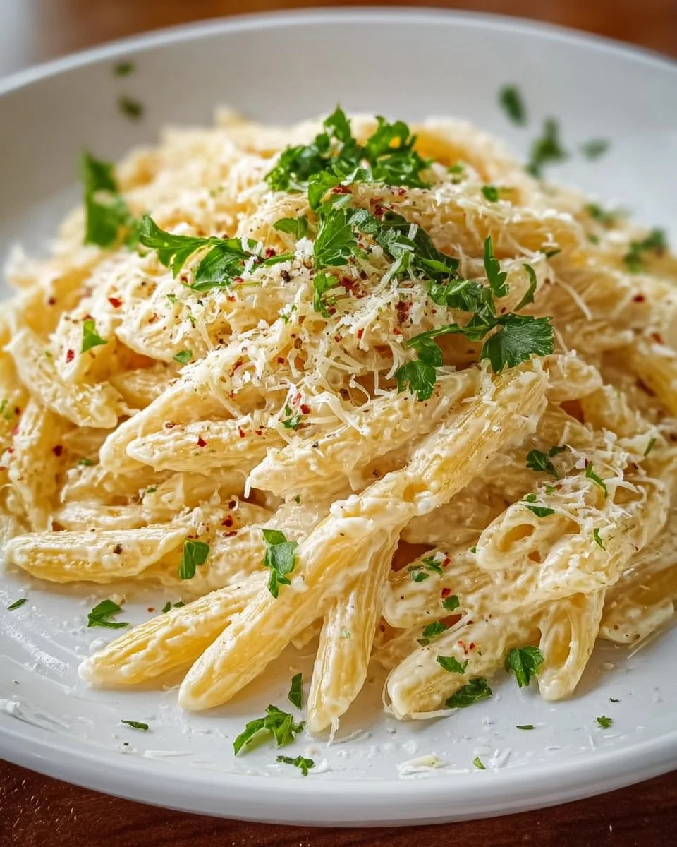 One Pot Creamy Garlic Pasta