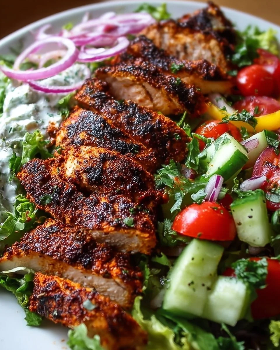 Spiced Grilled Chicken Salad