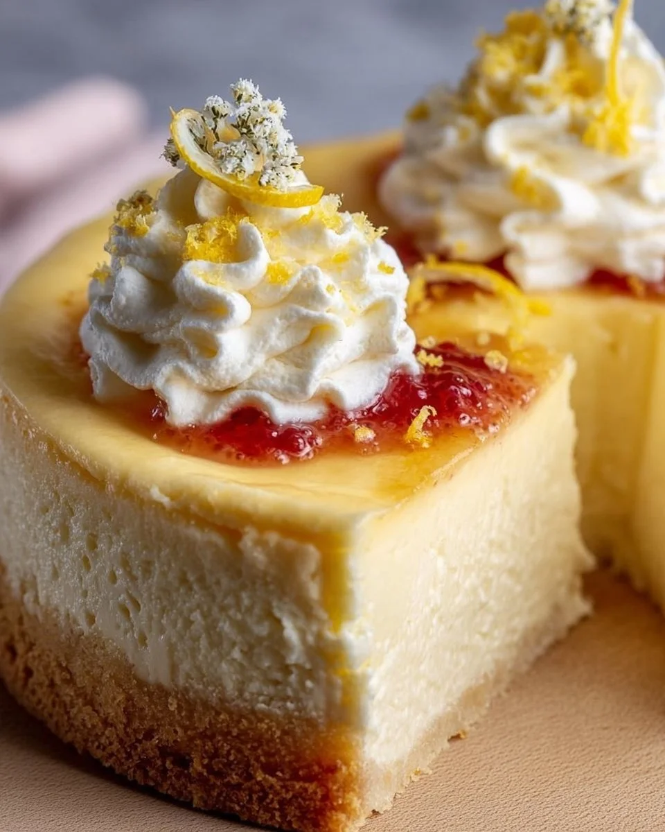 Tangy Lemon Cheesecake Cake