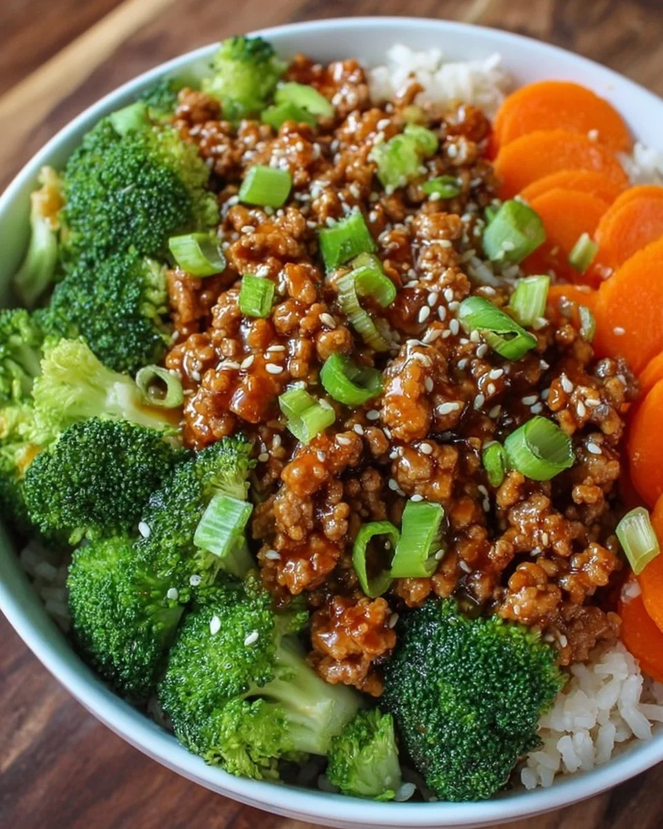 Teriyaki Ground Turkey Bowl