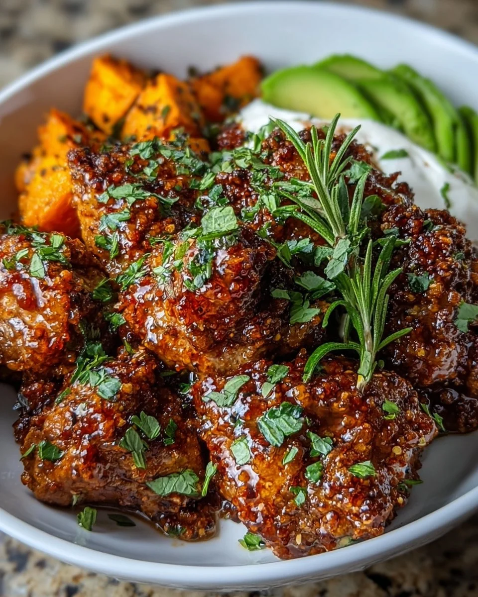 Viral Ground Beef Hot Honey Bowl