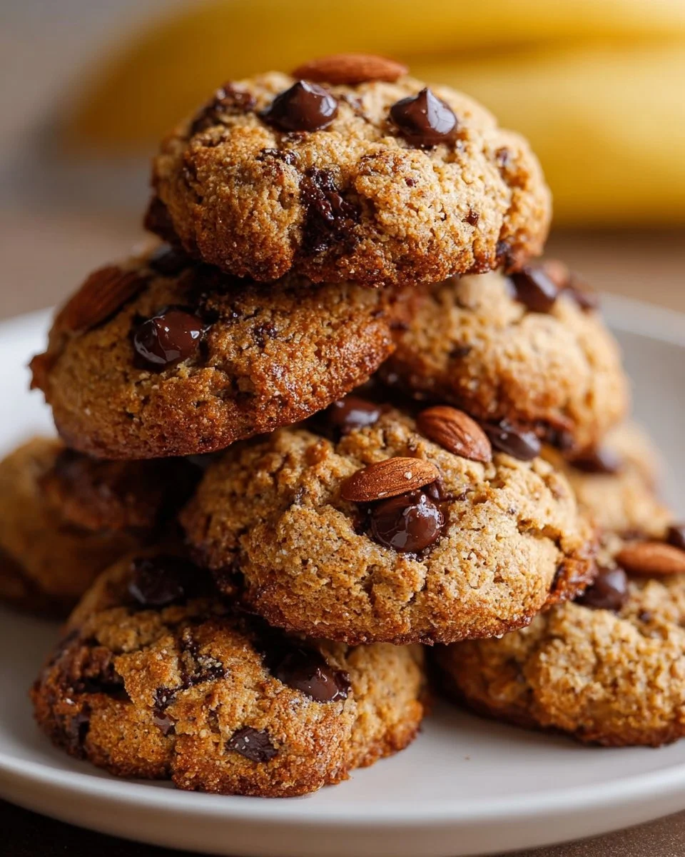 Almond Flour Banana Cookies