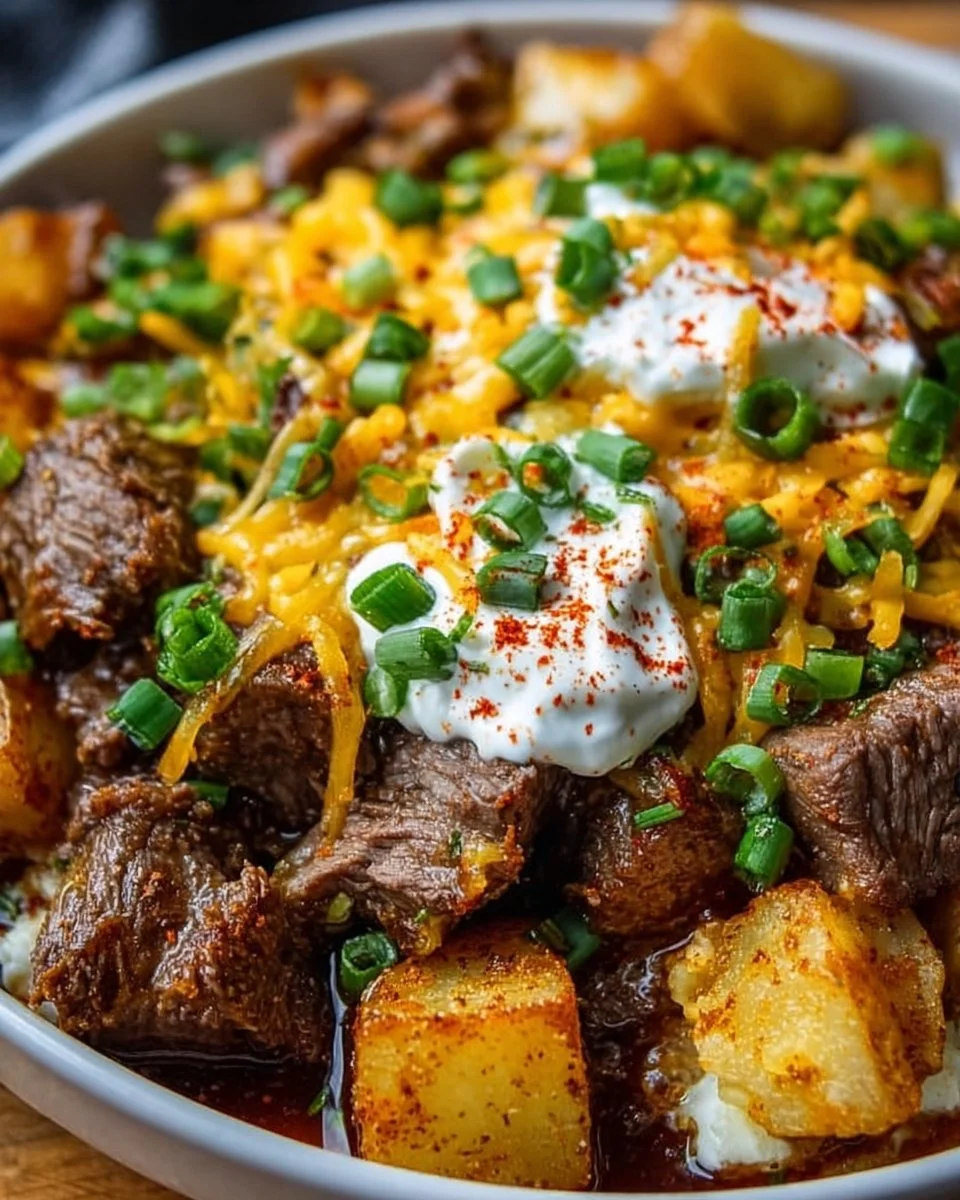 Crockpot Loaded Steak and Potato Bake: The Ultimate Cozy Comfort Food