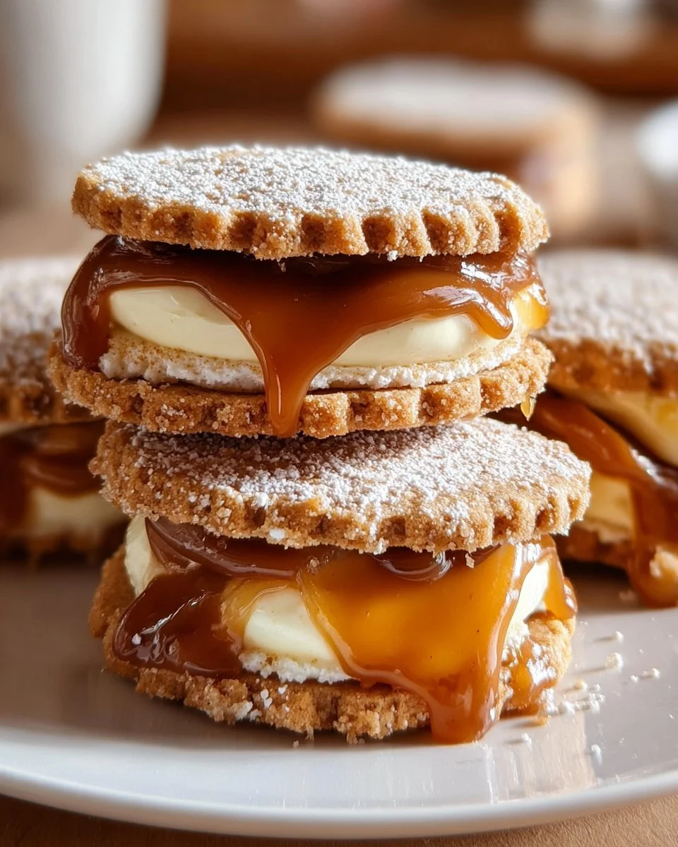 Easy Dulce de Leche Cinnamon Sandwich Cookies