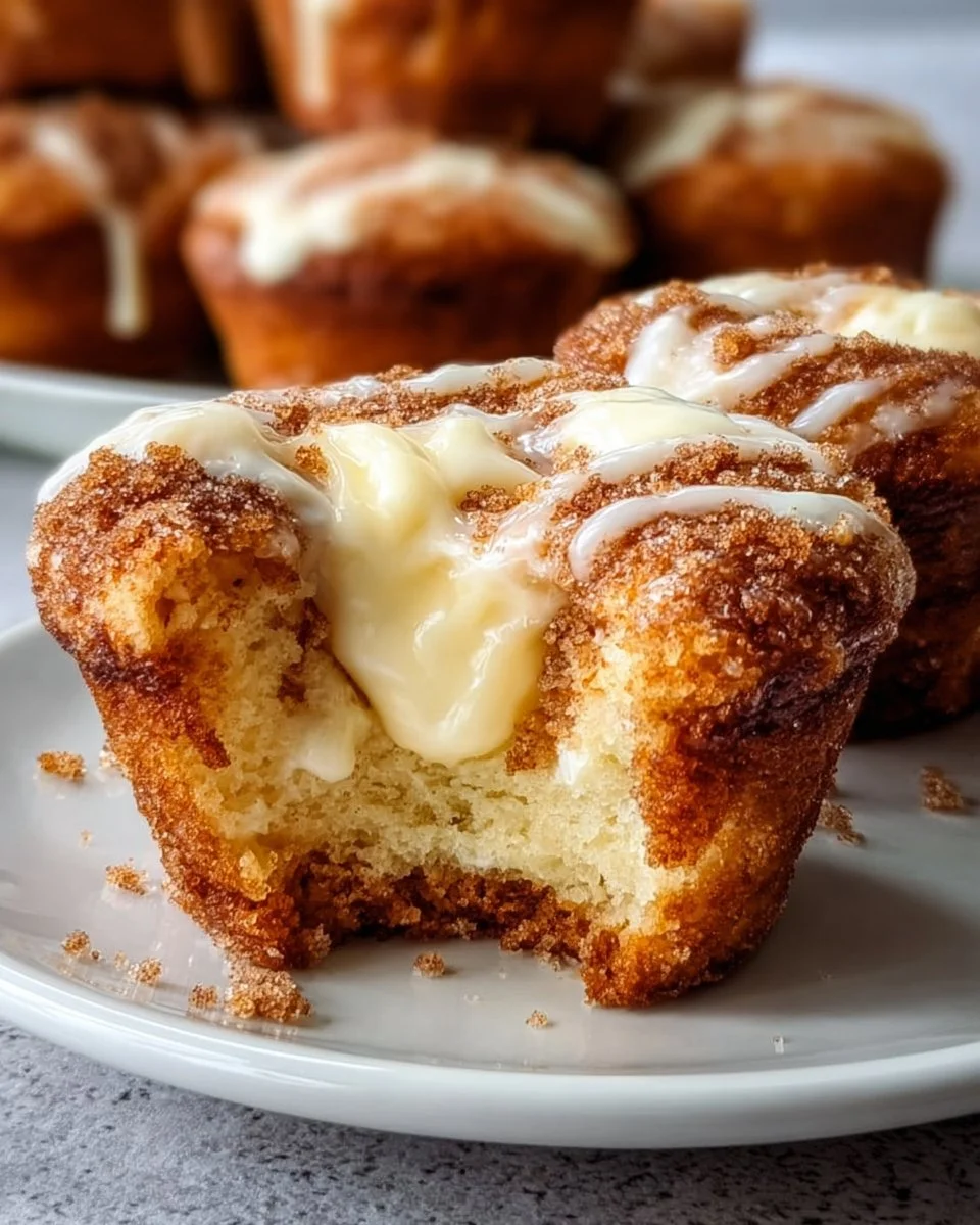 Gooey Cinnamon Cream Cheese Muffins