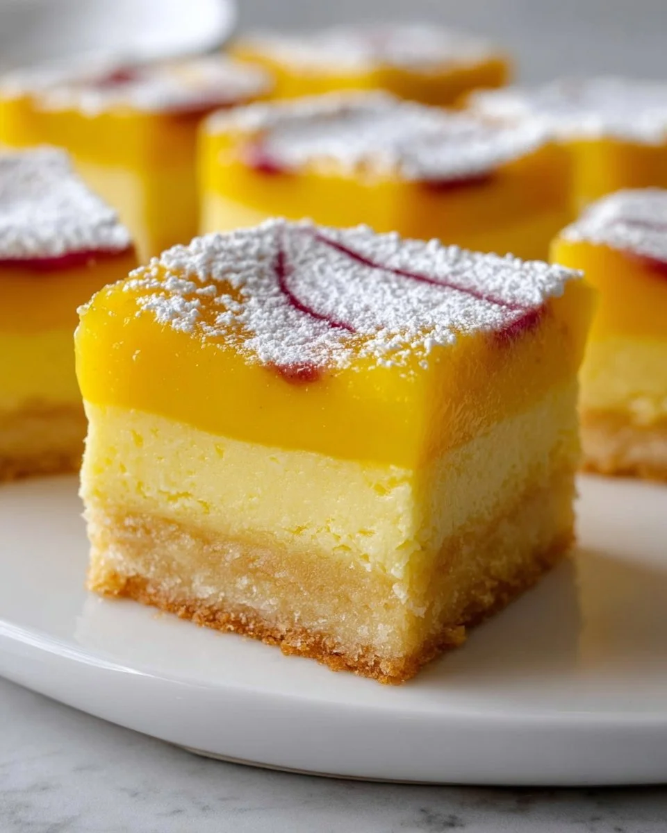 Mango Curd Bars