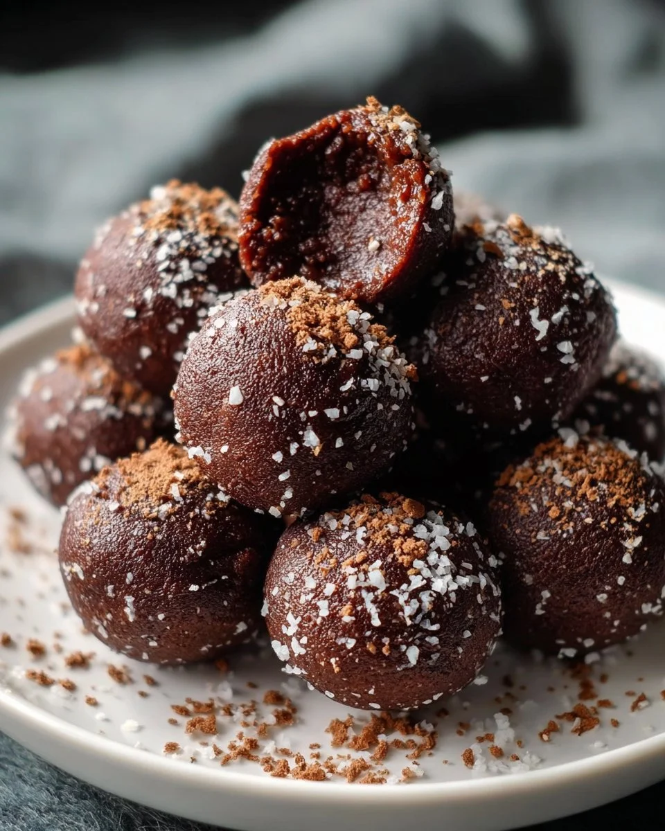 No Bake Brownie Bites