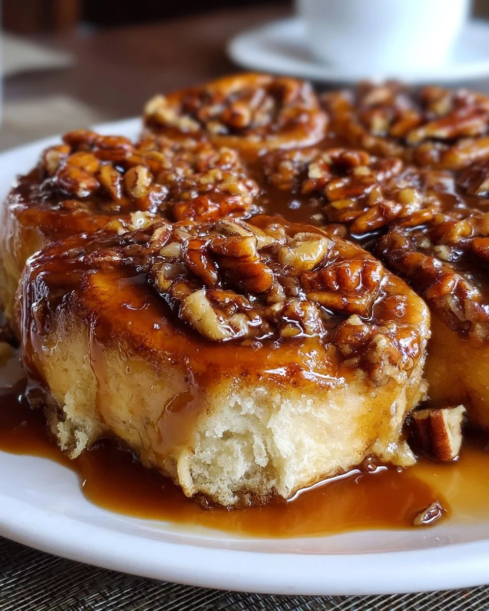 Pecan Pie Cinnamon Rolls