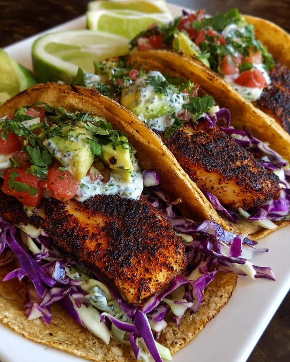 Blackened Fish Tacos