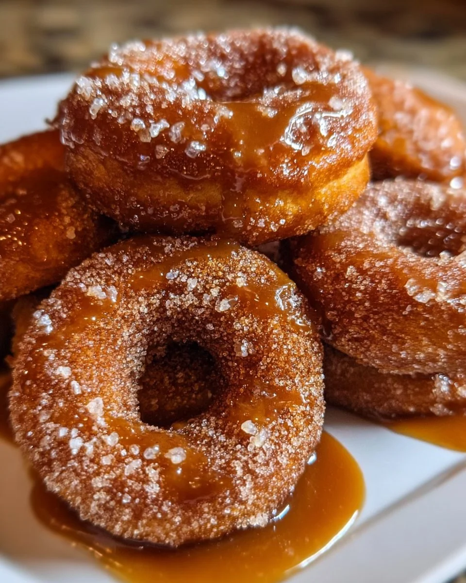 Caramel Apple Cider Donuts