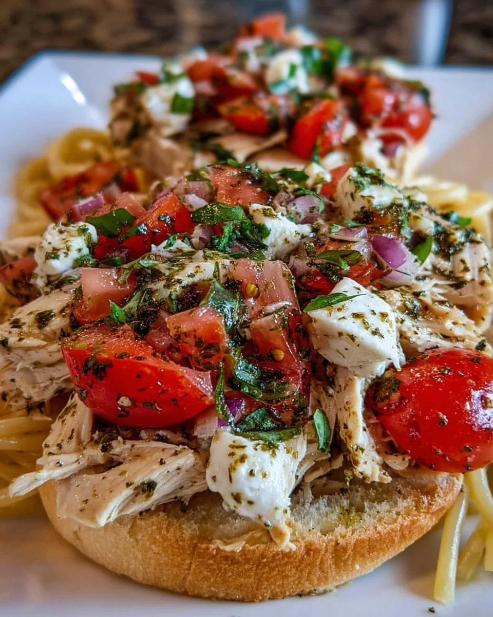 Chicken Bruschetta Casserole