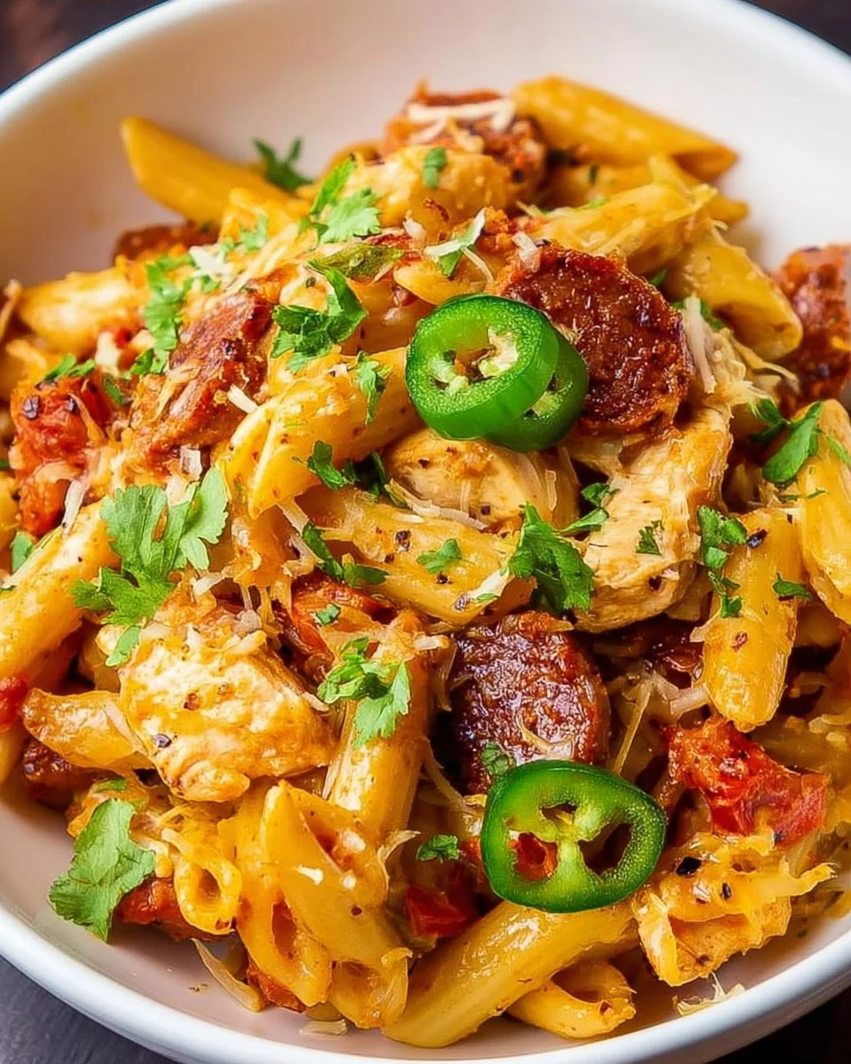 Chorizo and Chicken Pasta