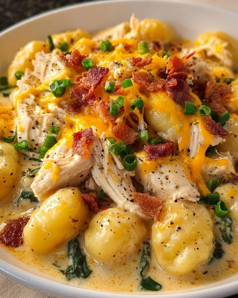 Creamy Crack Chicken Gnocchi