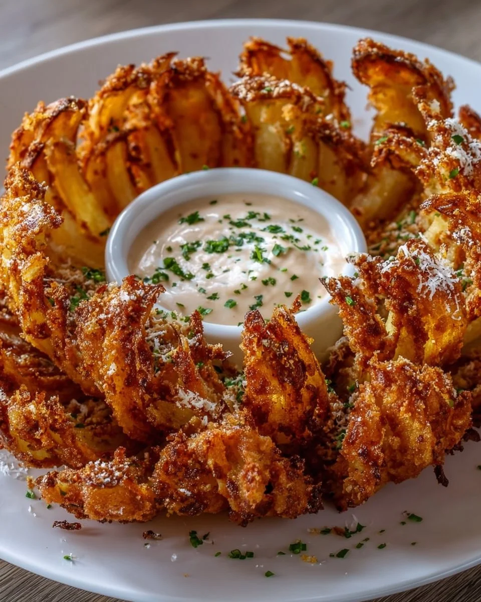 Crispy Air Fryer Blooming Onion