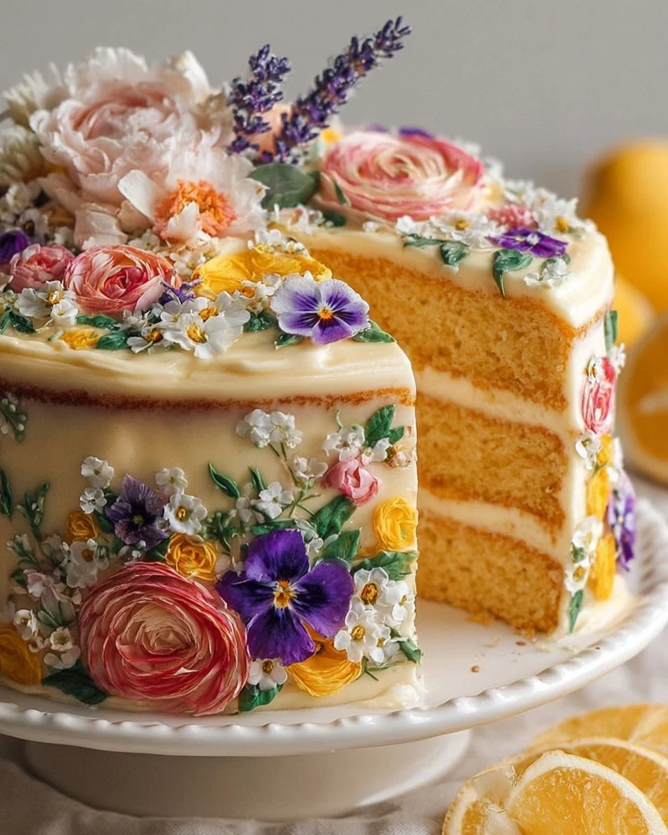 Floral Elegance Cake