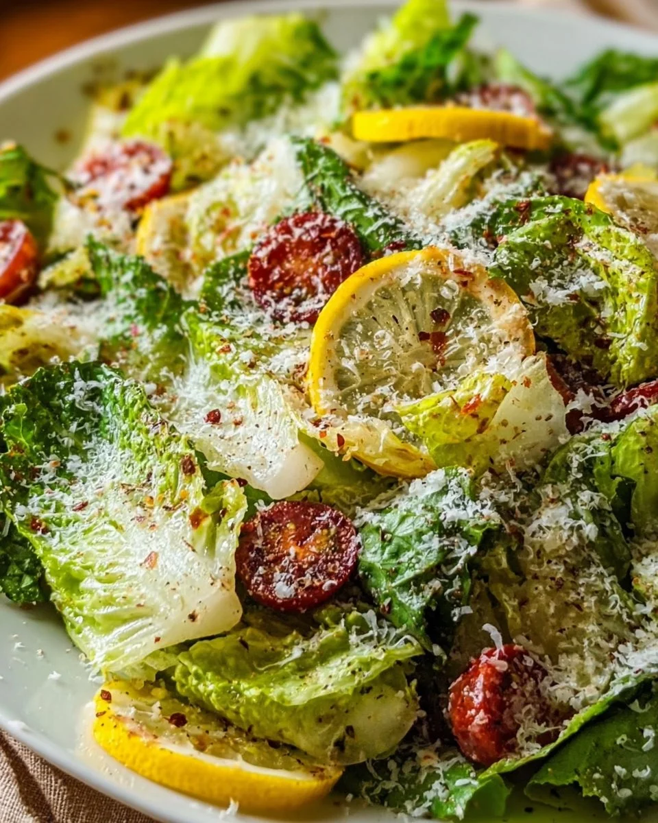 Fresh Lemon Parmesan Salad