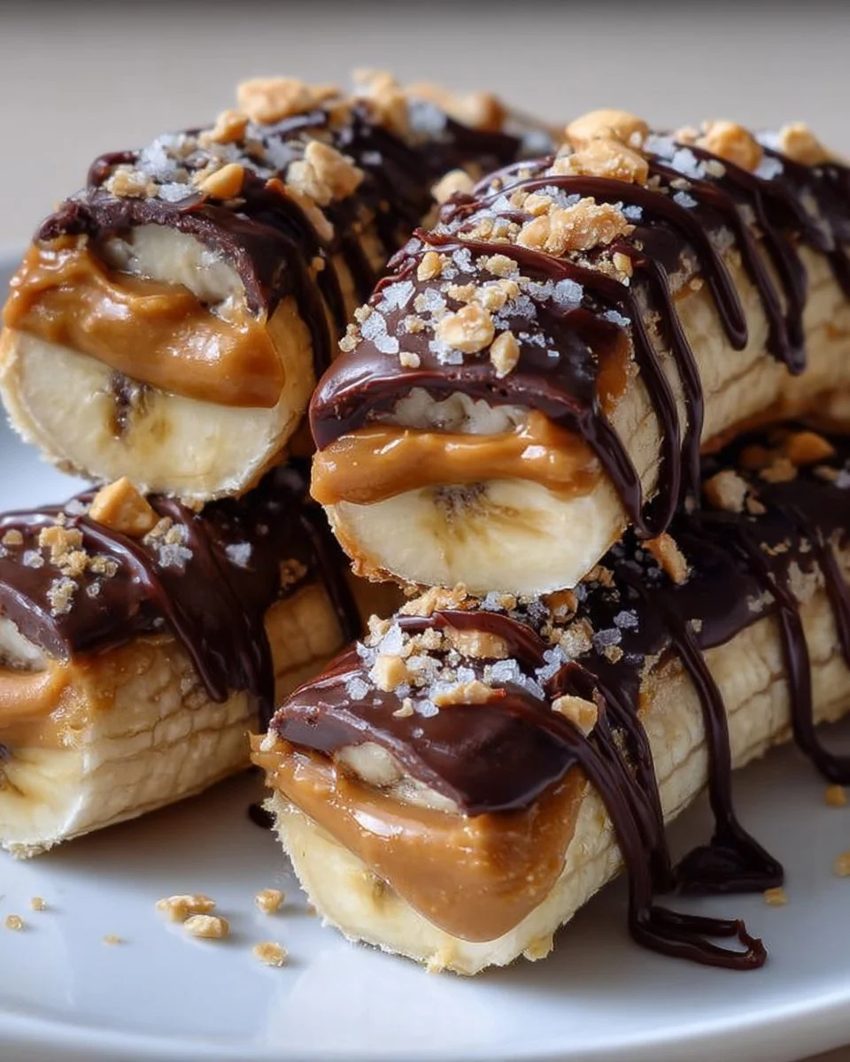 Frozen Banana Snickers