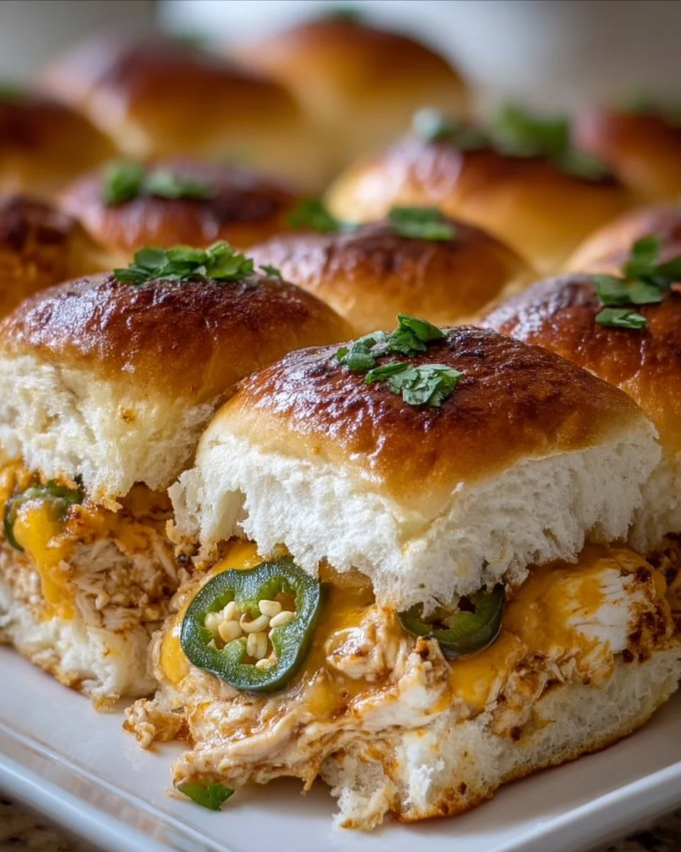 Jalapeño Chicken Sliders