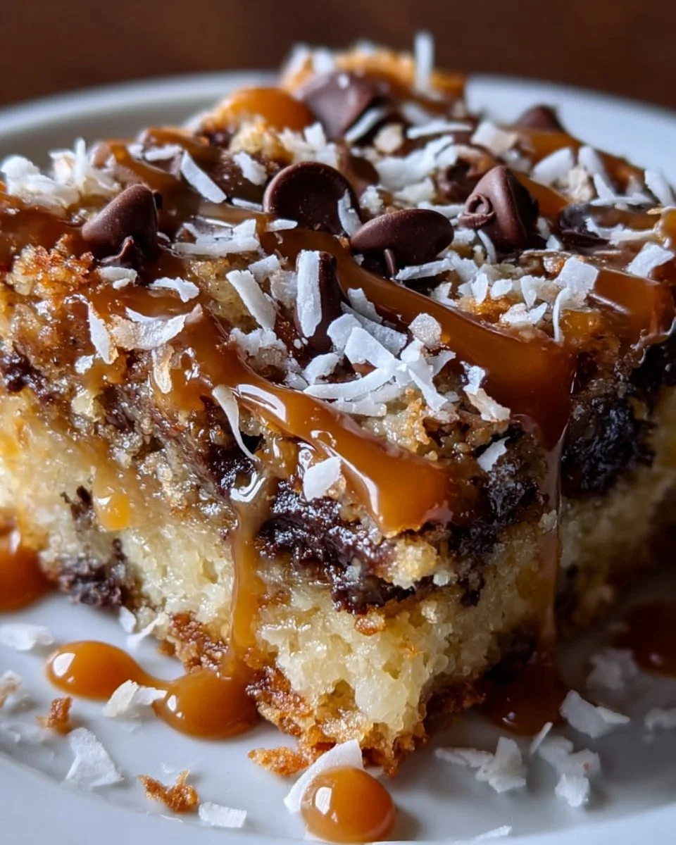 Salted Caramel Magic Bars