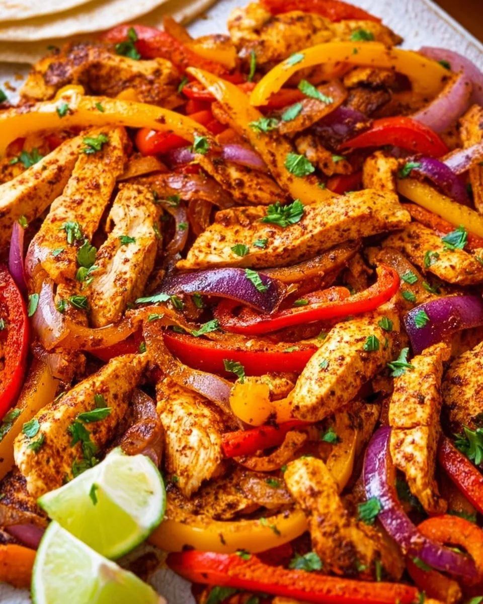 Sheet Pan Chicken Fajitas