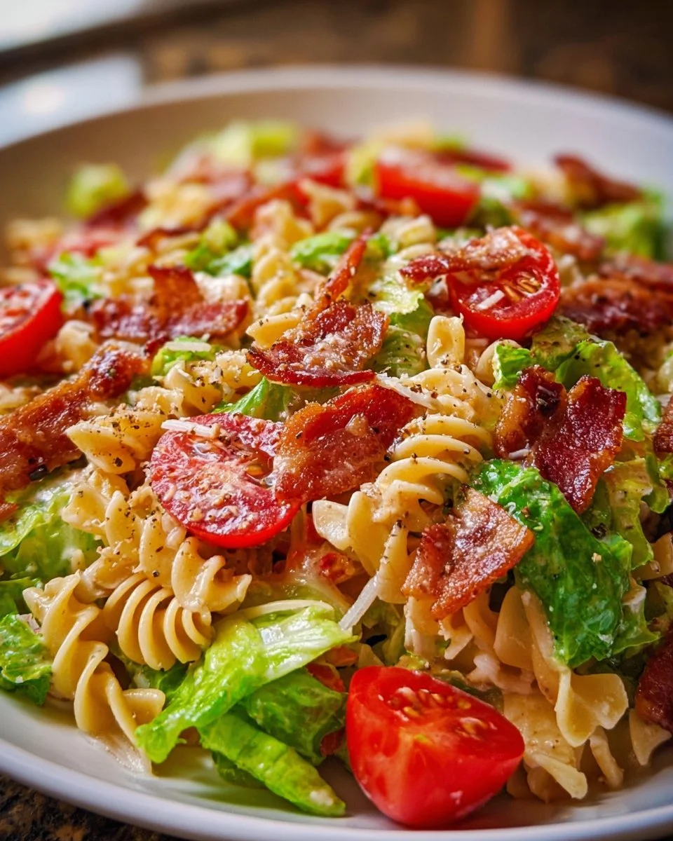 Bacon Lettuce Tomato Pasta Salad