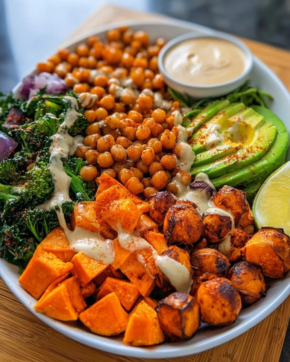Chickpea and Sweet Potato Buddha Bowl
