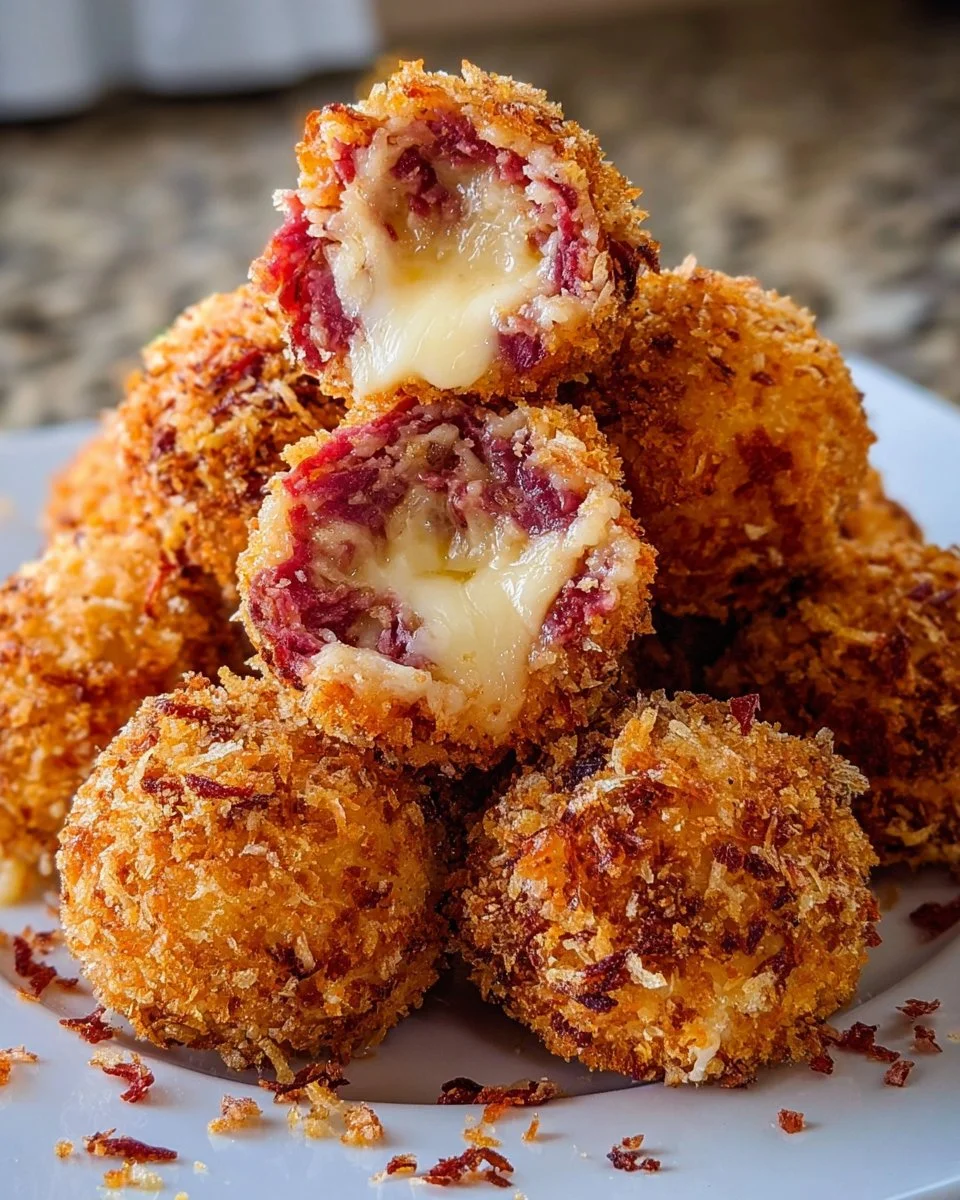 Crispy Reuben Balls