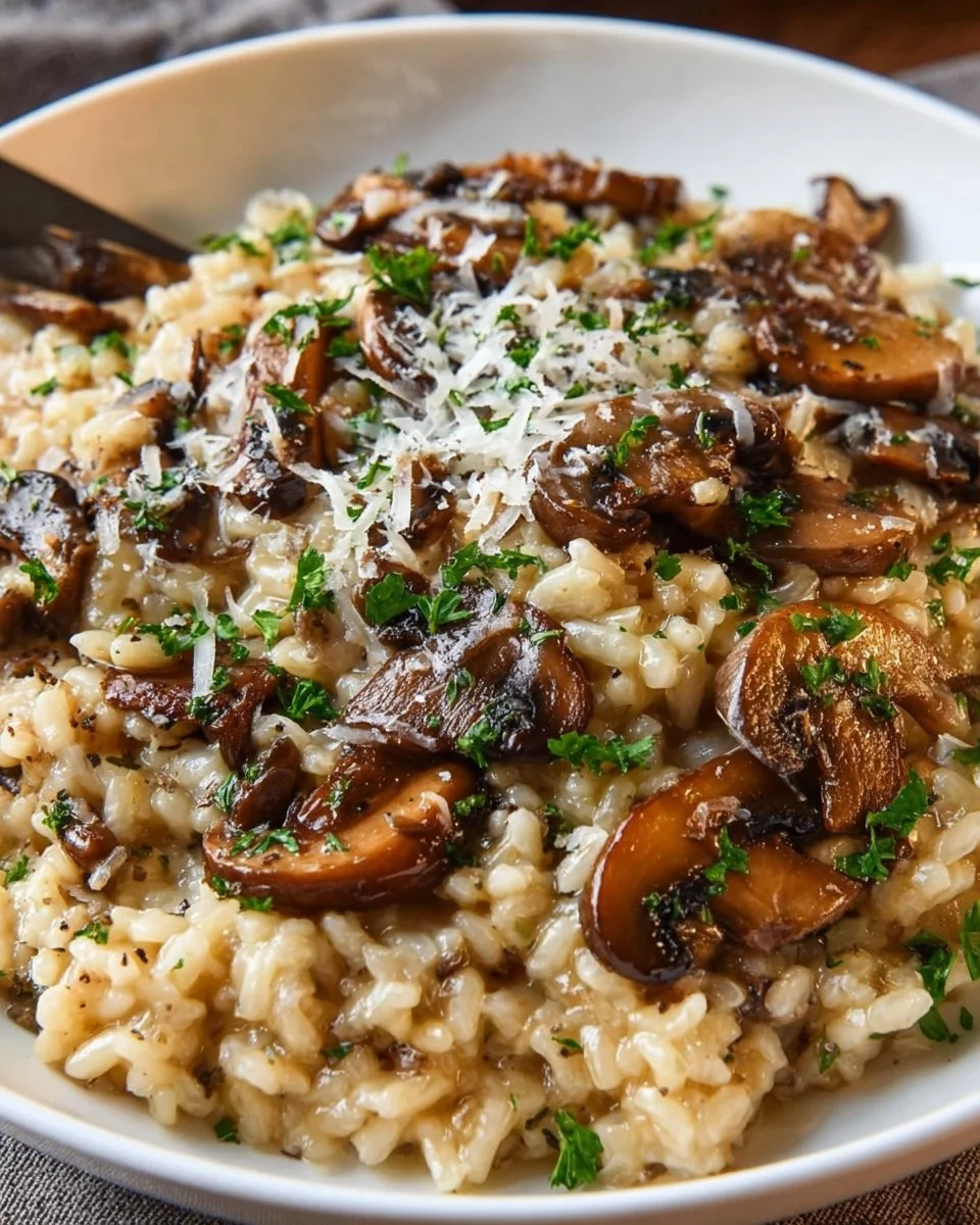 Easy Mushroom Risotto