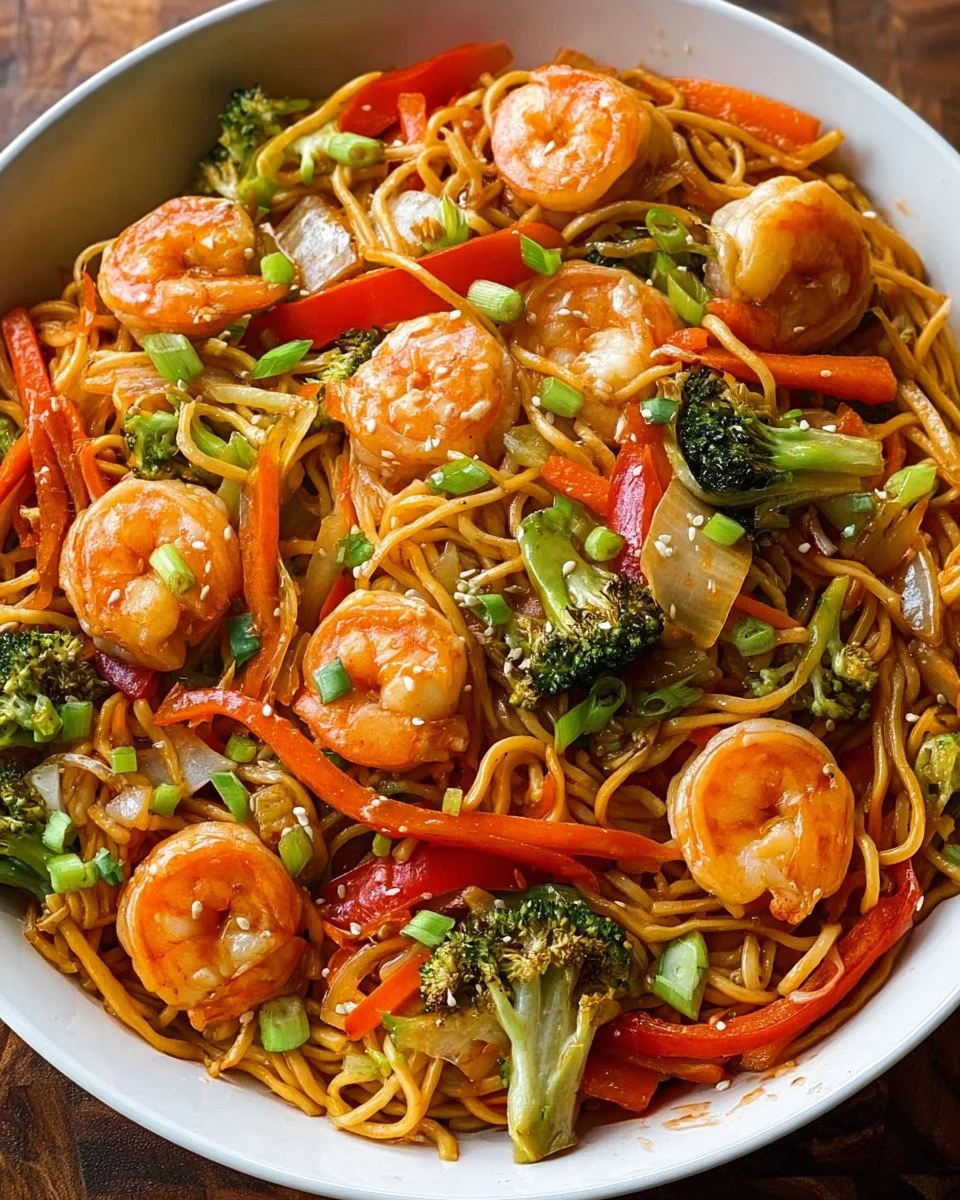 Easy Shrimp Lo Mein