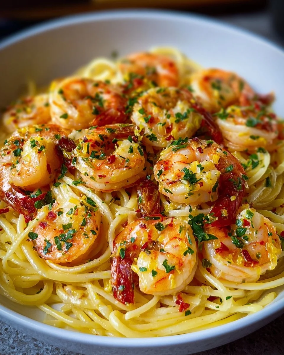 Easy Shrimp Scampi with Pasta
