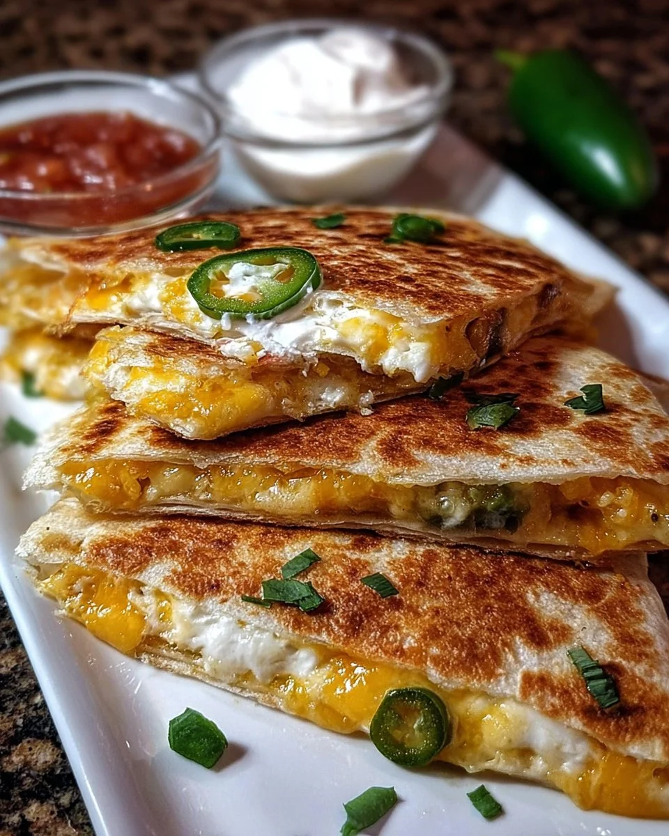 Jalapeño Popper Quesadillas