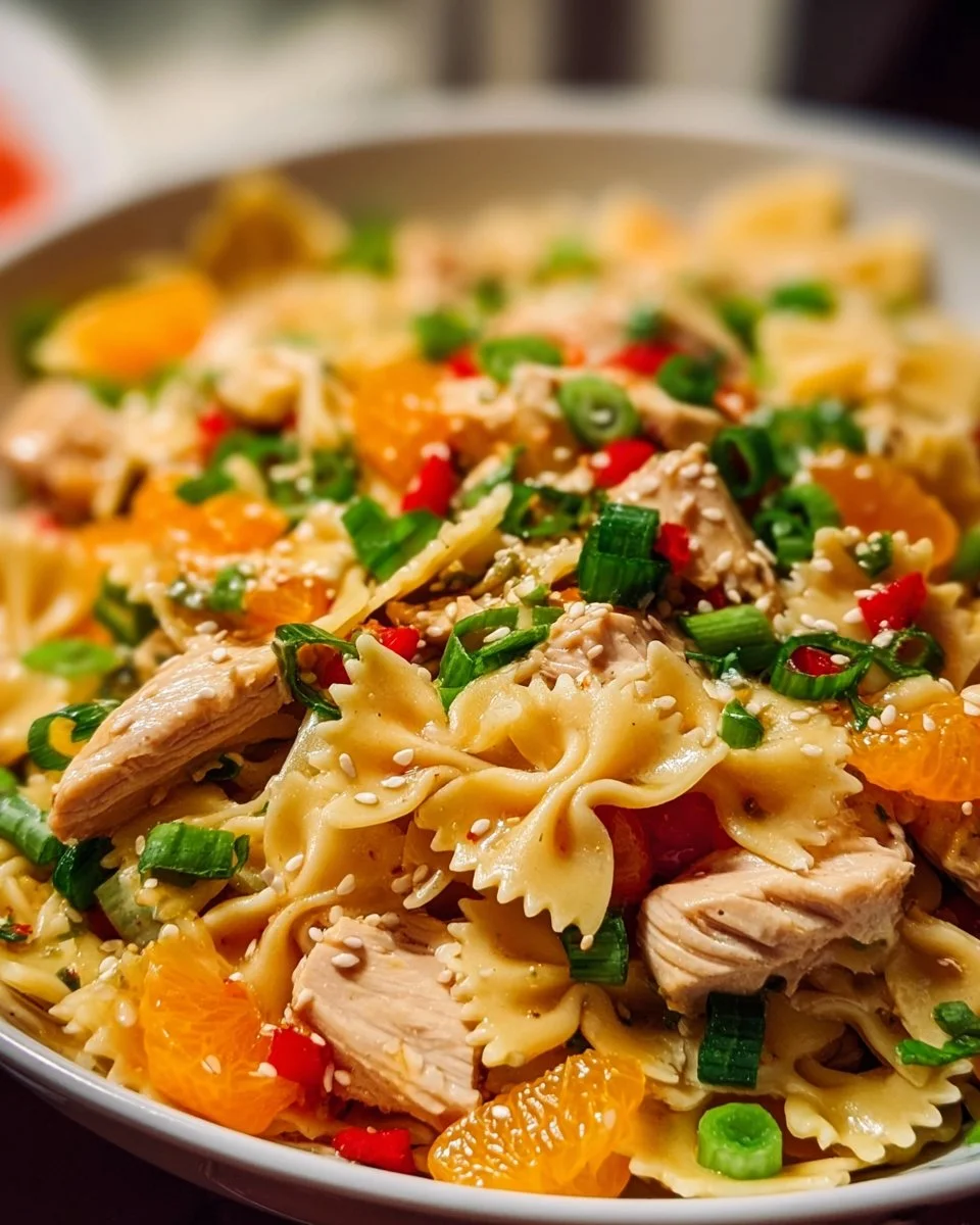 Mandarin Chicken Pasta Salad