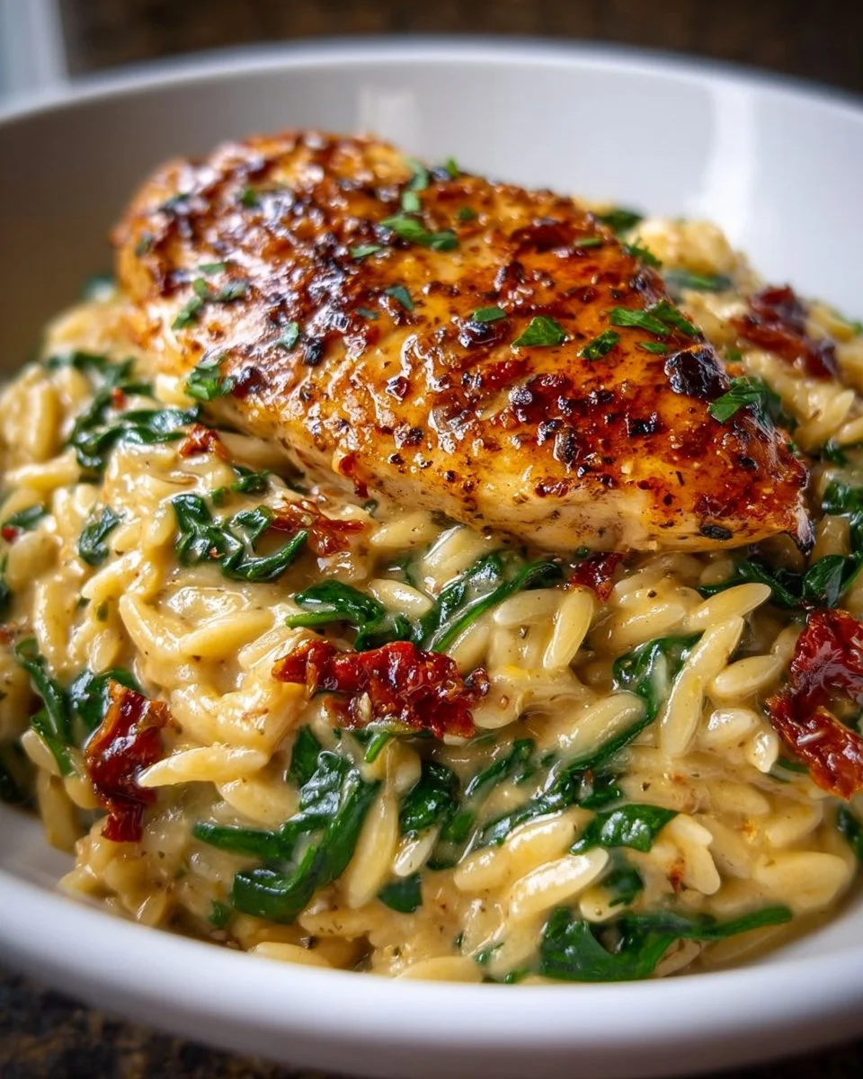 Marry Me Chicken Orzo