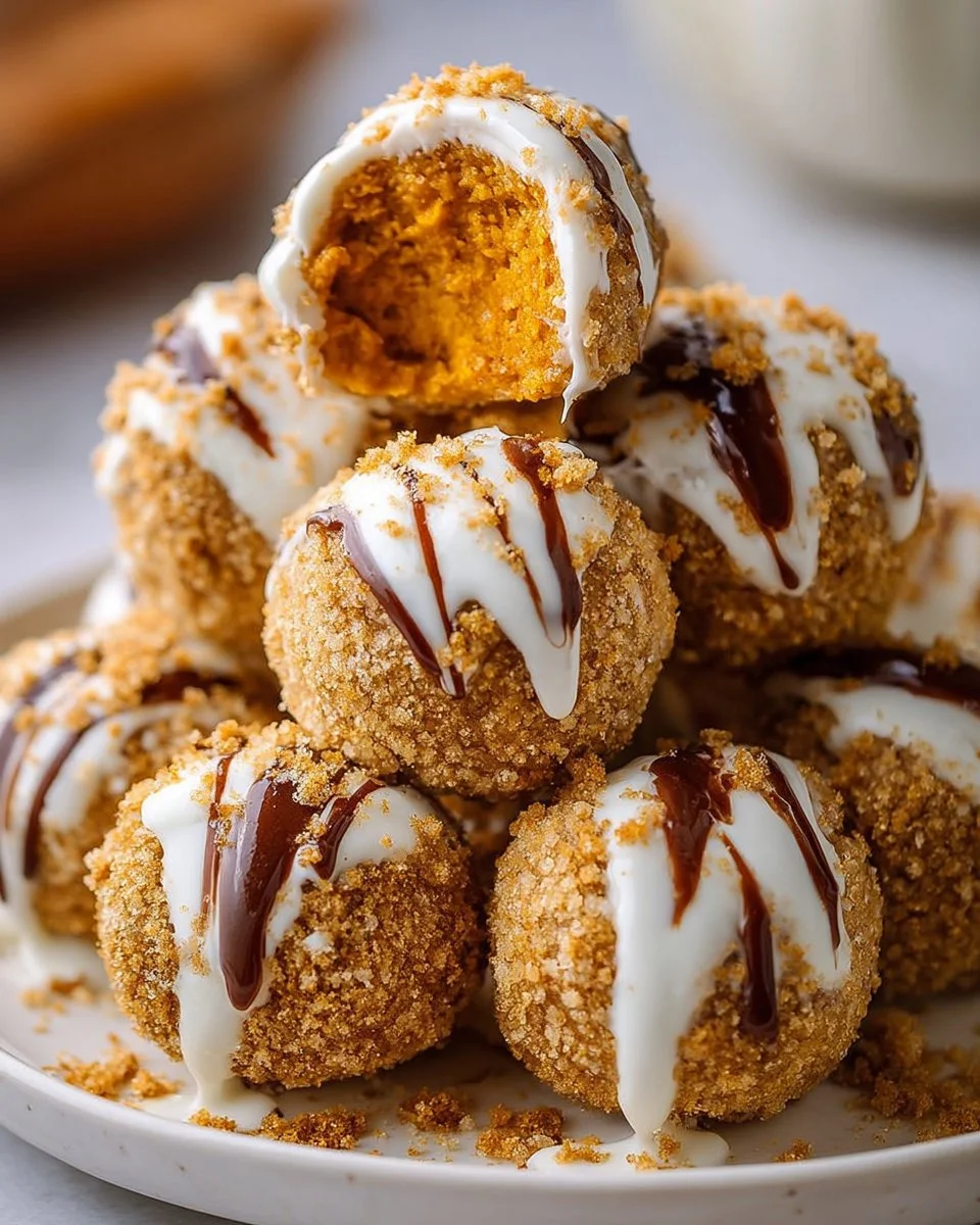 No-Bake Pumpkin Cheesecake Balls