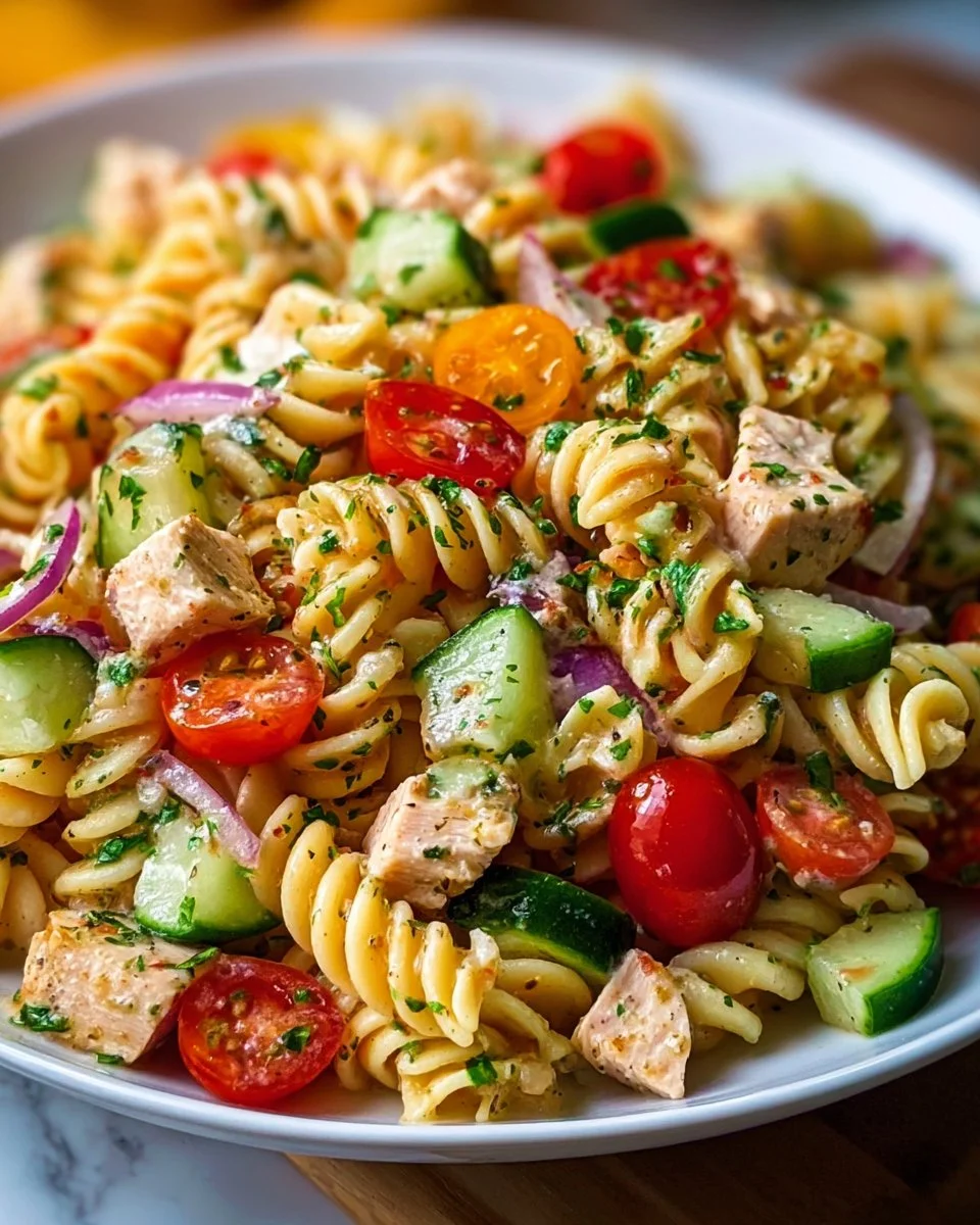 Skinny Italian Pasta Salad